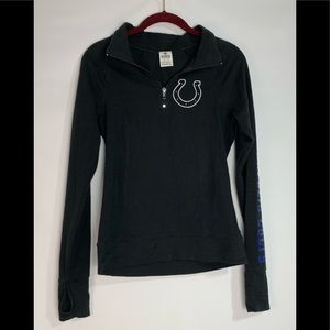 Pink Victoria’s Secret Indianapolis Colts half zip pullover